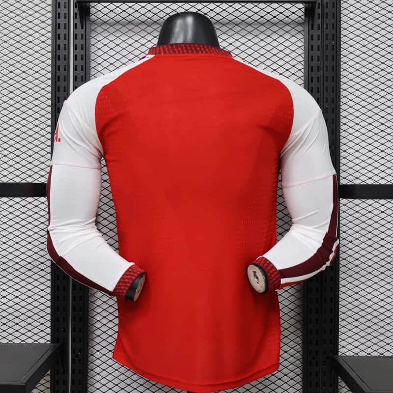 AAA(Thailand) Arsenal 26/27 Home Long Sleeve Soccer Jersey (Player) Leaked