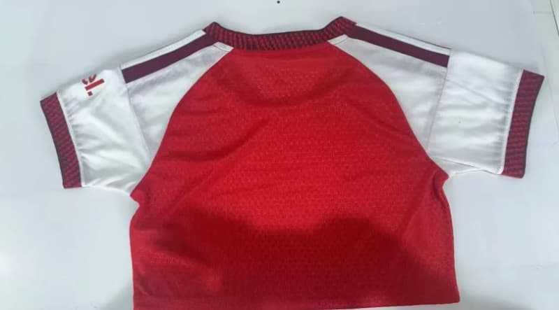 AAA(Thailand) Arsenal 26/27 Home Women Cropped Soccer Jersey