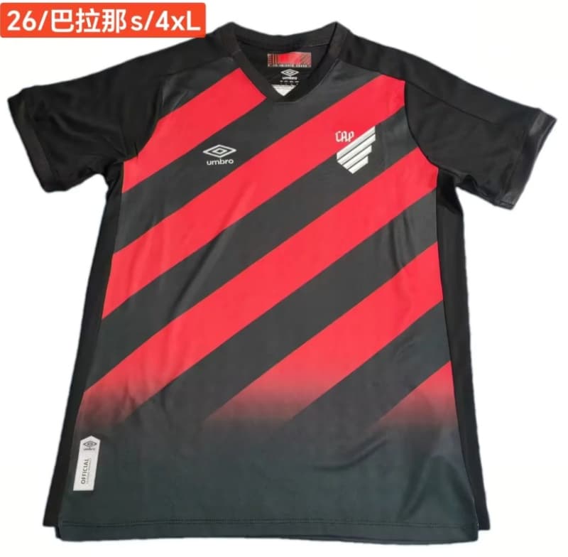 AAA(Thailand) Athletico Paranaense 2026 Home Soccer Jersey