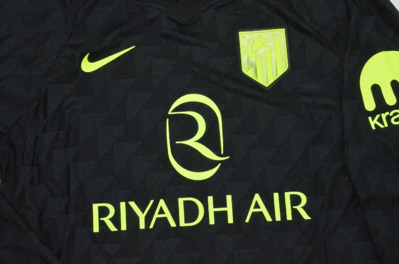 AAA(Thailand) Atletico Madrid 26/27 Away Long Sleeve Soccer Jersey(Player)