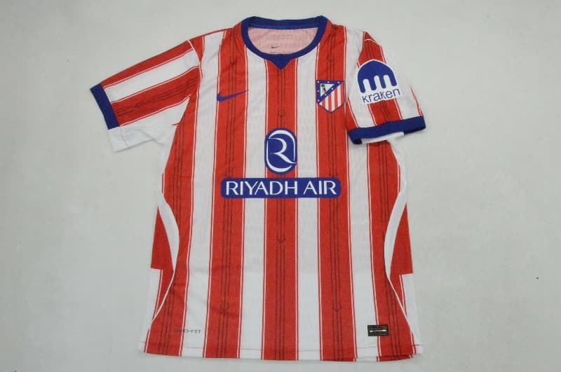 AAA(Thailand) Atletico Madrid 26/27 Home Soccer Jersey (Player)