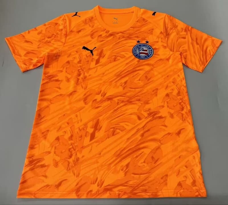 AAA(Thailand) Bahia 2026 Goalkeeper Orange Soccer Jersey AAA(Thailand) Bahia 2026 Goalkeeper Orange Soccer Jersey
