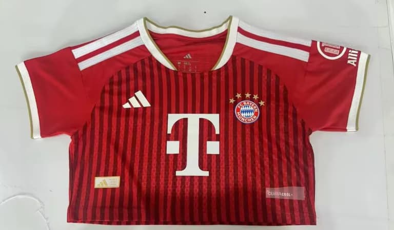 AAA(Thailand) Bayern Munich 26/27 Home Women Cropped Soccer Jersey AAA(Thailand) Bayern Munich 26/27 Home Women Cropped Soccer Jersey