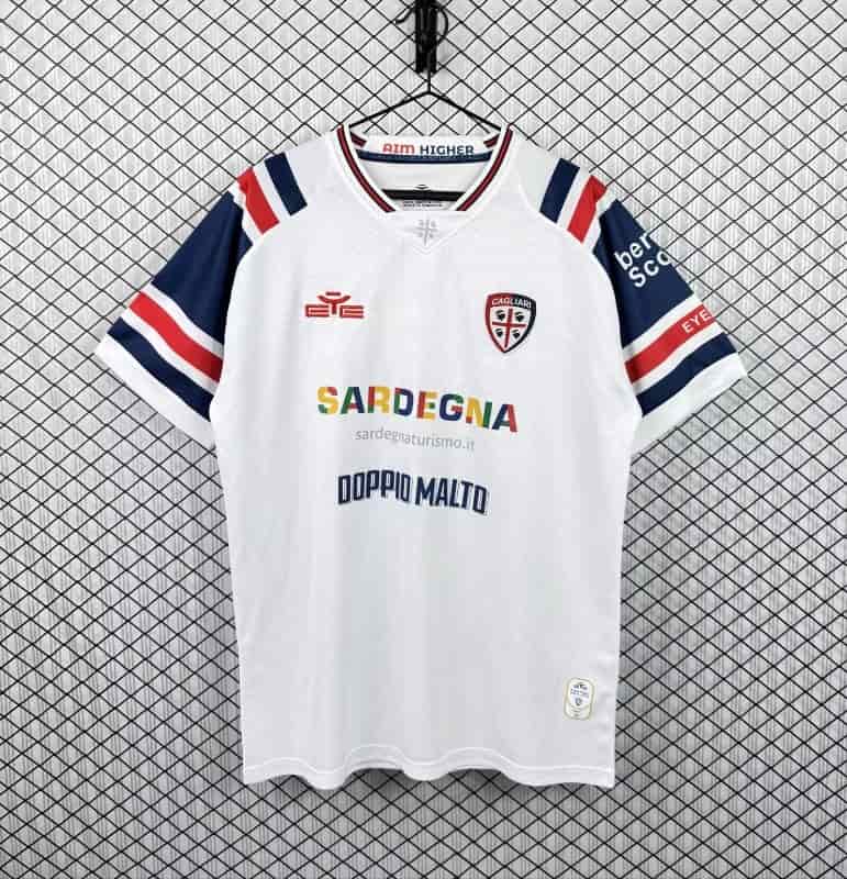 AAA(Thailand) Cagliari 26/27 Away Soccer Jersey AAA(Thailand) Cagliari 26/27 Away Soccer Jersey