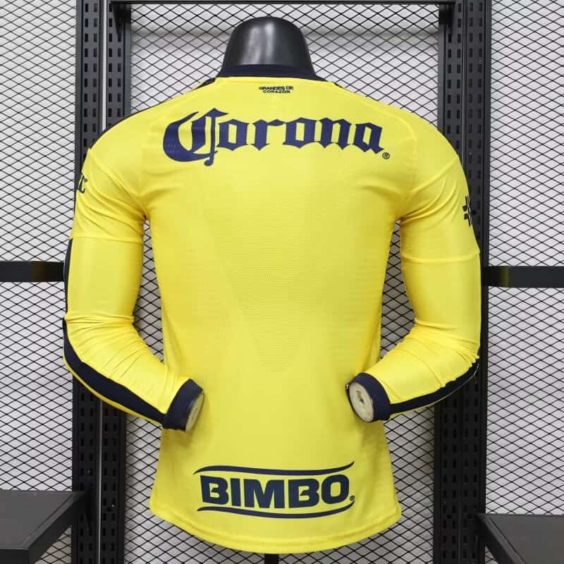 AAA(Thailand) Club America 26/27 Home Long Sleeve Soccer Jersey (Player)