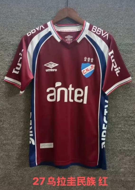 AAA(Thailand) Club Nacional 2026 Goalkeeper Red Soccer Jersey