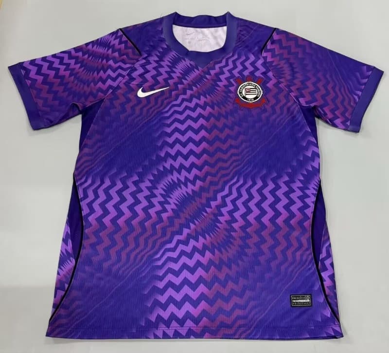 AAA(Thailand) Corinthians 2026 Goalkeeper Purple Soccer Jersey AAA(Thailand) Corinthians 2026 Goalkeeper Purple Soccer Jersey