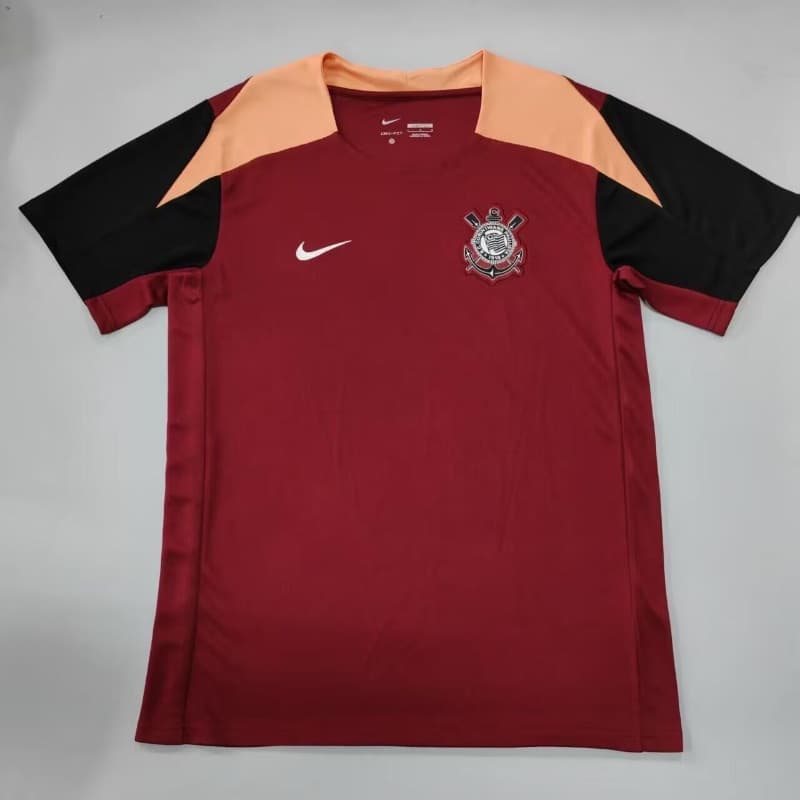 AAA(Thailand) Corinthians 2026 Goalkeeper Red Soccer Jersey