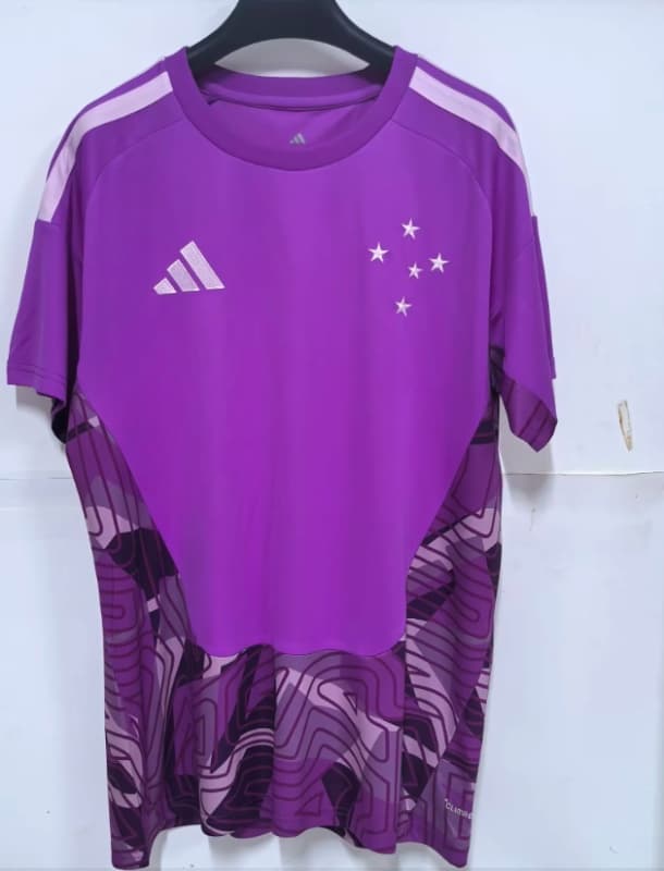 AAA(Thailand) Cruzeiro 2026 Goalkeeper Purple Soccer Jersey AAA(Thailand) Cruzeiro 2026 Goalkeeper Purple Soccer Jersey