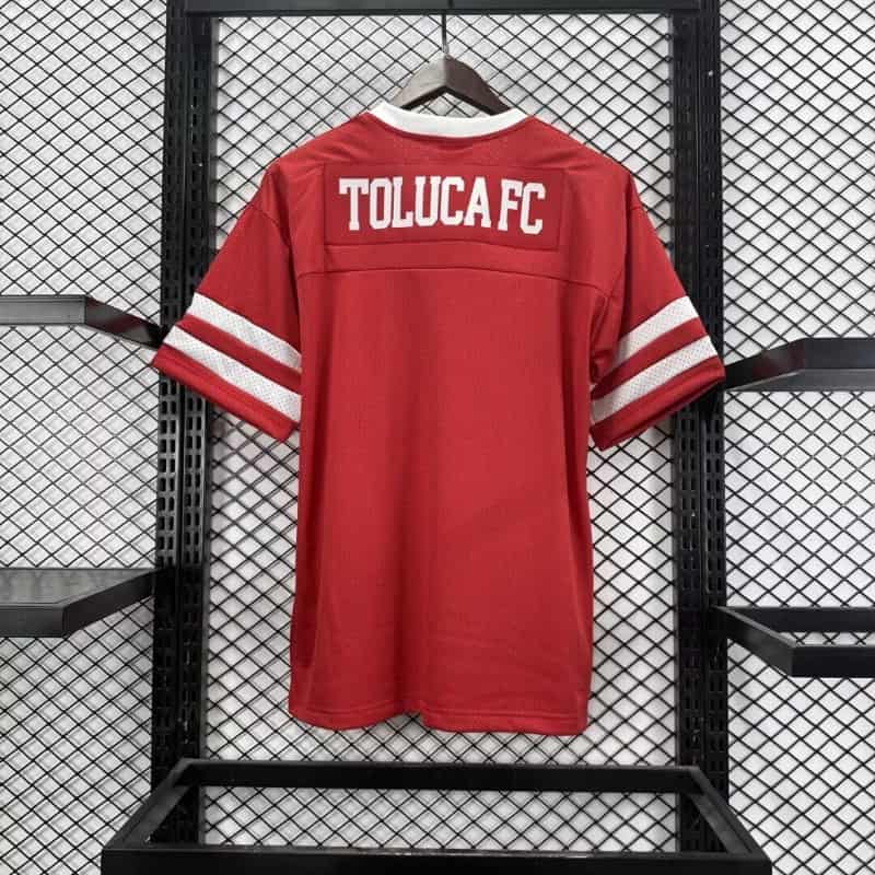 AAA(Thailand) Deportivo Toluca 26/27 Red NFL Jersey