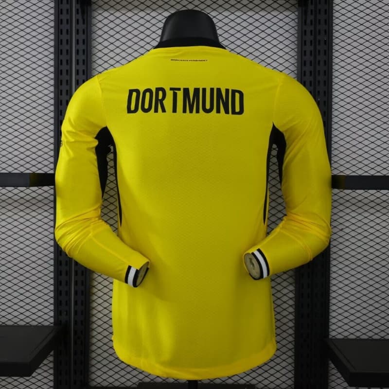 AAA(Thailand) Dortmund 26/27 Home Long Sleeve Soccer Jersey (Player) Leaked