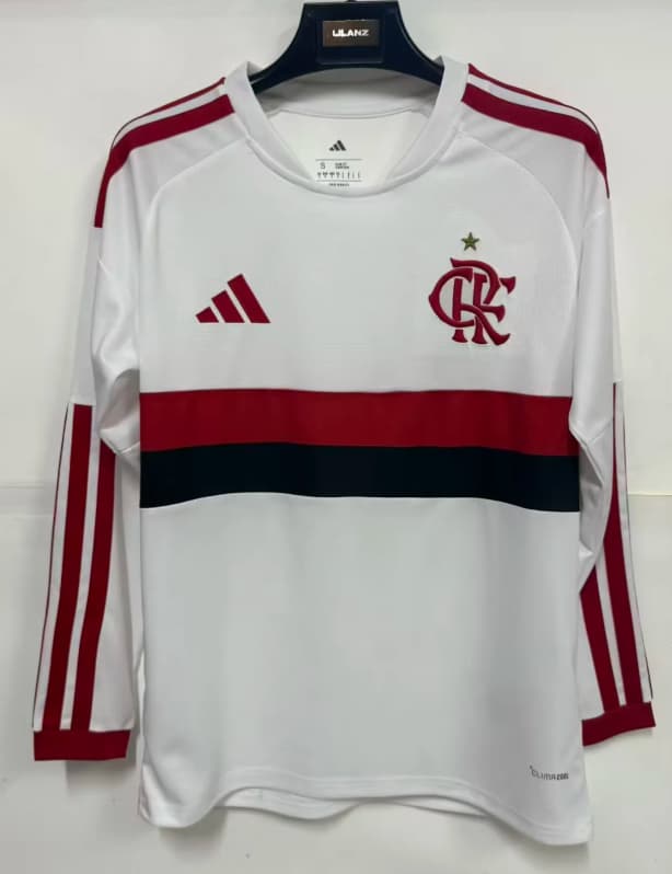AAA(Thailand) Flamengo 2026 Away Long Sleeve Soccer Jersey AAA(Thailand) Flamengo 2026 Away Long Sleeve Soccer Jersey