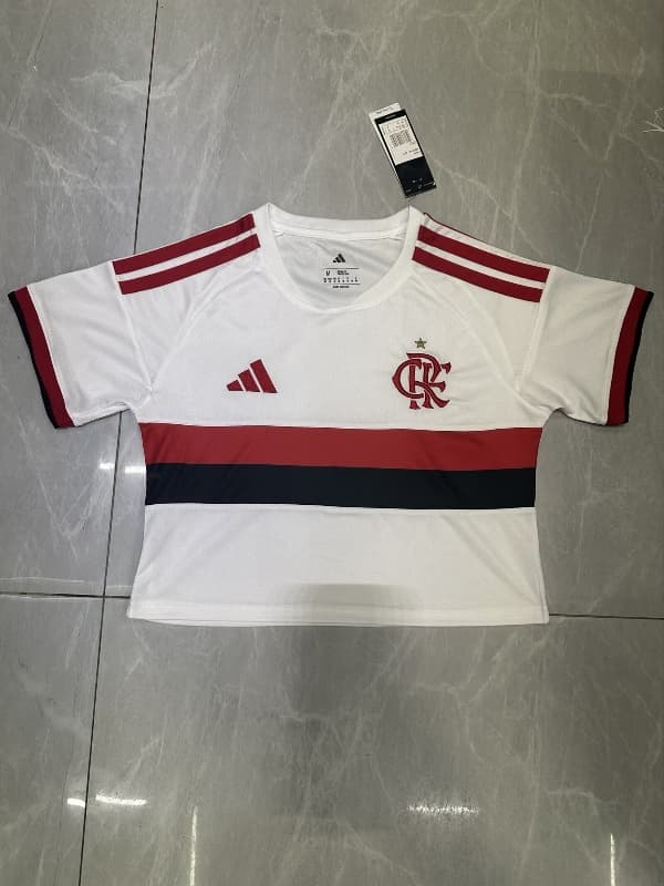 AAA(Thailand) Flamengo 2026 Away Women Cropped Soccer Jersey AAA(Thailand) Flamengo 2026 Away Women Cropped Soccer Jersey