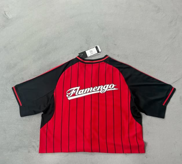 AAA(Thailand) Flamengo 2026 MLB Red Women Cropped Soccer Jersey