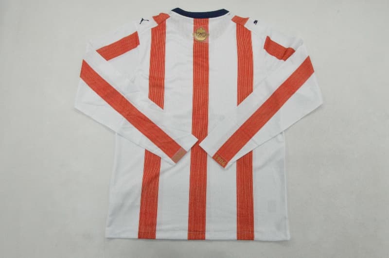 AAA(Thailand) Guadalajara Chivas 26/27 120th Anniversary Long Soccer Jersey(Player)