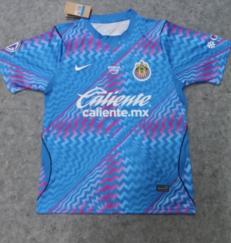 AAA(Thailand) Guadalajara 26/27 Goalkeeper Blue Soccer Jersey AAA(Thailand) Guadalajara 26/27 Goalkeeper Blue Soccer Jersey