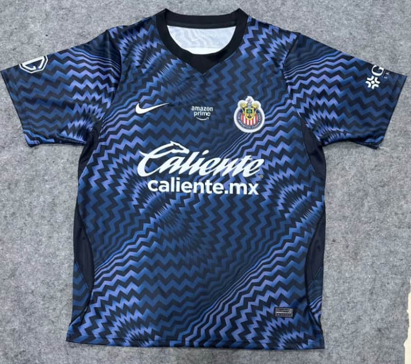 AAA(Thailand) Guadalajara 26/27 Goalkeeper Dark Blue Soccer Jersey AAA(Thailand) Guadalajara 26/27 Goalkeeper Dark Blue Soccer Jersey