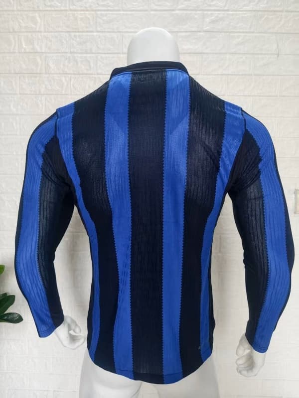 AAA(Thailand) Inter Milan 25/26 Home Long Sleeve Soccer Jersey (Player) Leaked