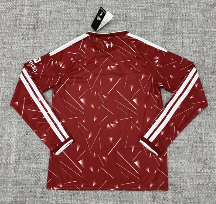 AAA(Thailand) Liverpool 26/27 Home Long Sleeve Soccer Jersey (Leaked)