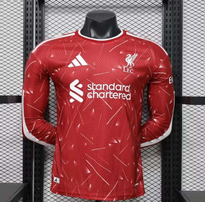 AAA(Thailand) Liverpool 26/27 Home Long Sleeve Soccer Jersey (Player) Leaked AAA(Thailand) Liverpool 26/27 Home Long Sleeve Soccer Jersey (Player) Leaked