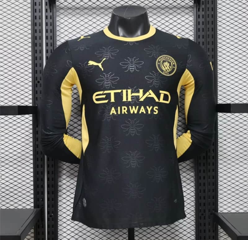 AAA(Thailand) Manchester City 26/27 Away Long Sleeve Soccer Jersey (Player) Leaked