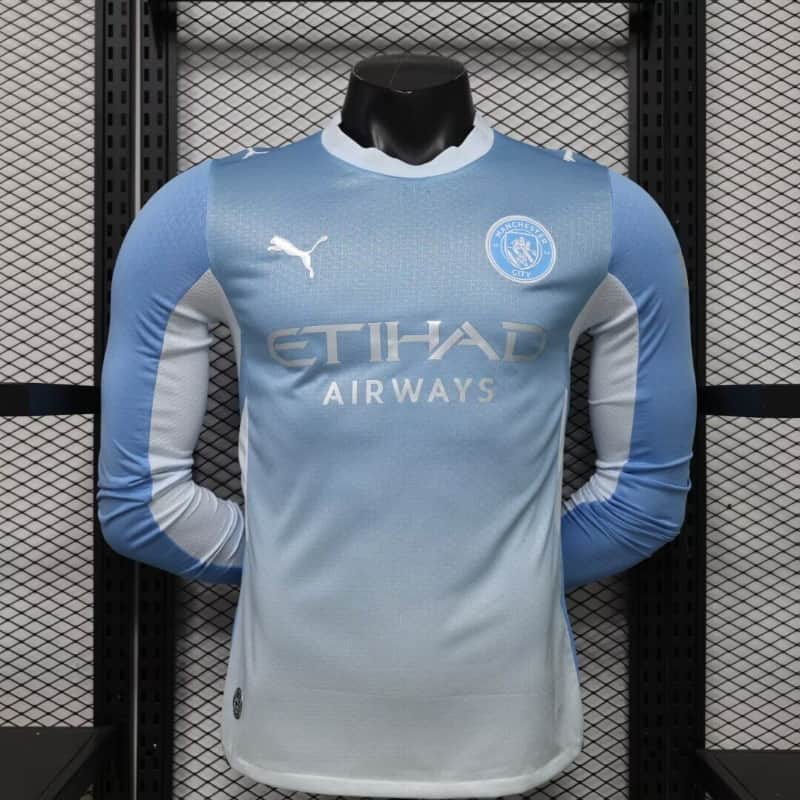 AAA(Thailand) Manchester City 26/27 Home Long Sleeve Soccer Jersey (Player) Leaked AAA(Thailand) Manchester City 26/27 Home Long Sleeve Soccer Jersey (Player) Leaked