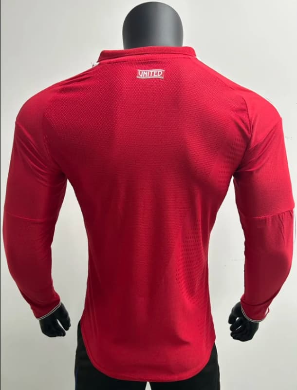 AAA(Thailand) Manchester United 26/27 Home Long Sleeve Soccer Jersey (Player) Leaked
