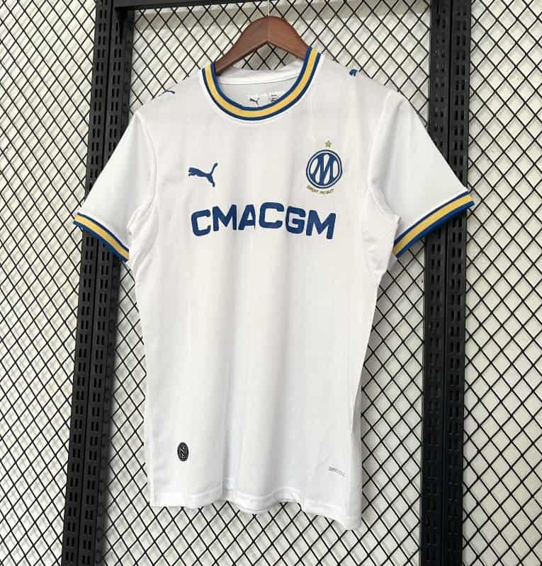 AAA(Thailand) Marseilles 26/27 Home Soccer Jersey (Leaked)