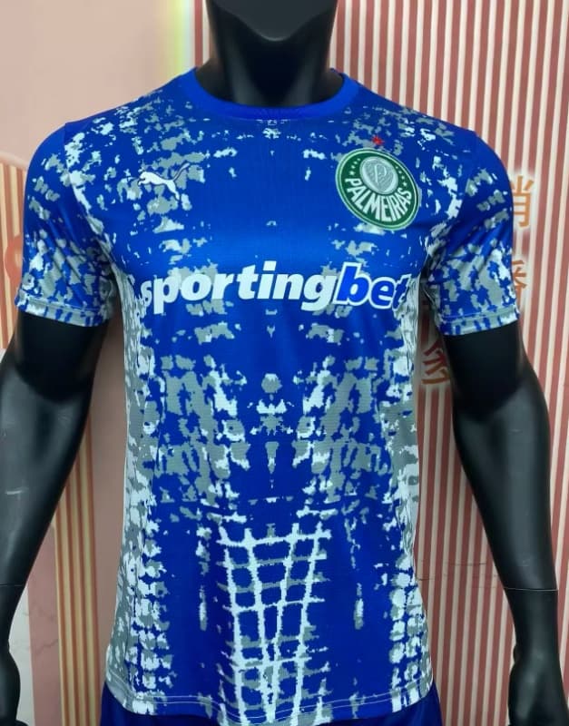 AAA(Thailand) Palmeiras 2026 Goalkeeper Blue Soccer Jersey