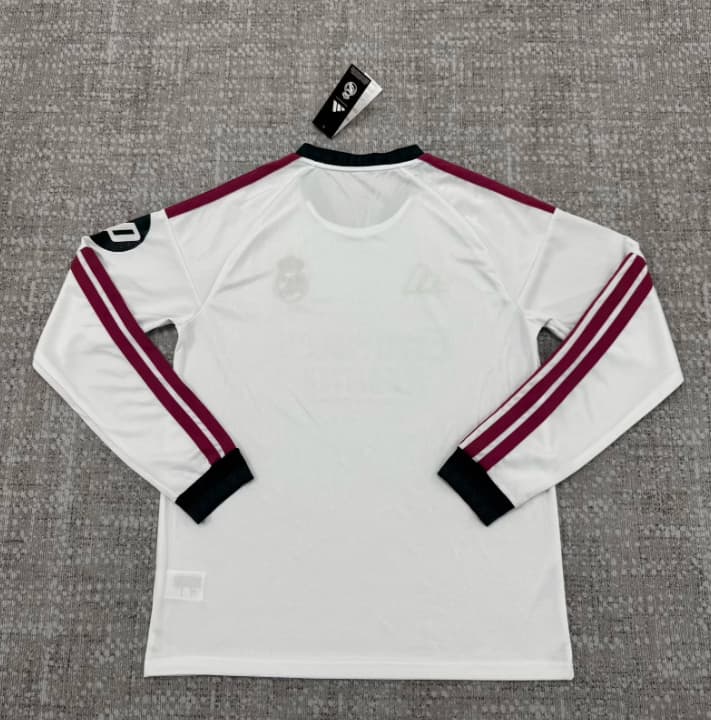 AAA(Thailand) Real Madrid 26/27 Home Long Sleeve Soccer Jersey (Leaked)