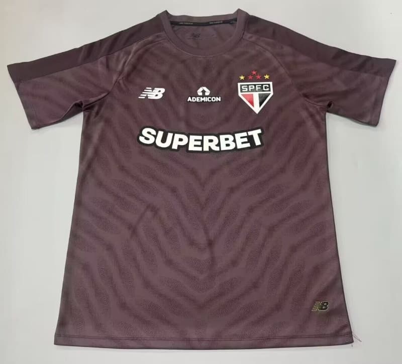 AAA(Thailand) Sao Paulo 2026 Goalkeeper Brown Soccer Jersey AAA(Thailand) Sao Paulo 2026 Goalkeeper Brown Soccer Jersey