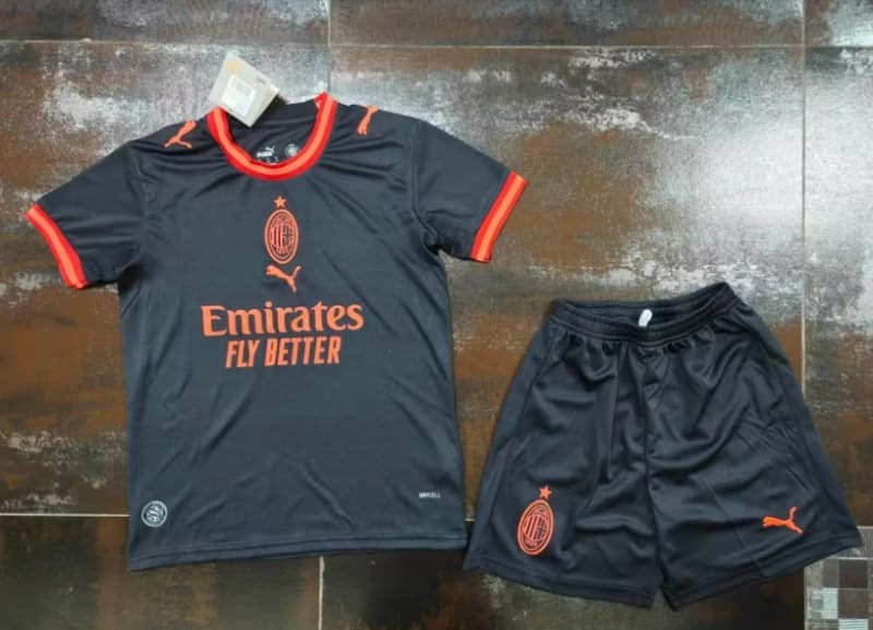 AC Milan 26/27 Kids Third Soccer Jersey And Shorts (Leaked) AC Milan 26/27 Kids Third Soccer Jersey And Shorts (Leaked)