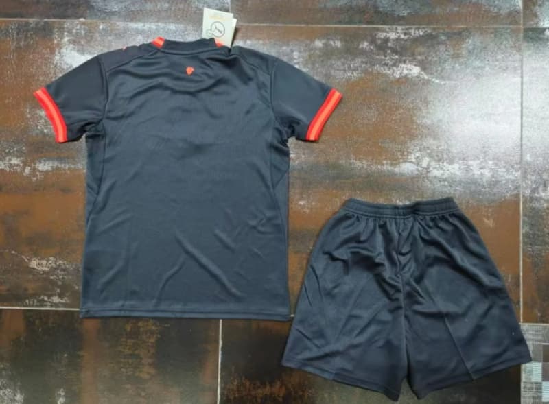 AC Milan 26/27 Kids Third Soccer Jersey And Shorts (Leaked)