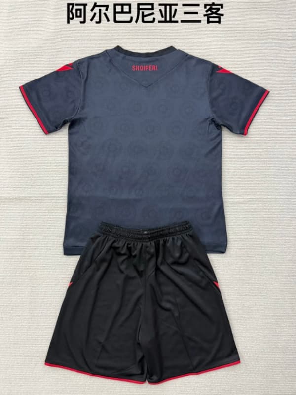 Albania 2026 Kids Third Soccer Jersey And Shorts