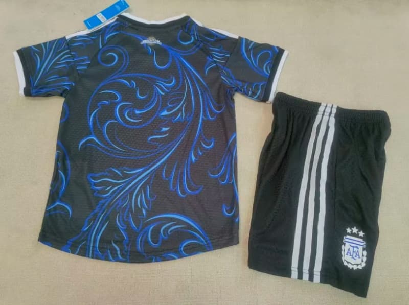 Argentina 2026 Kids World Cup Away Soccer Jersey And Shorts (Player)