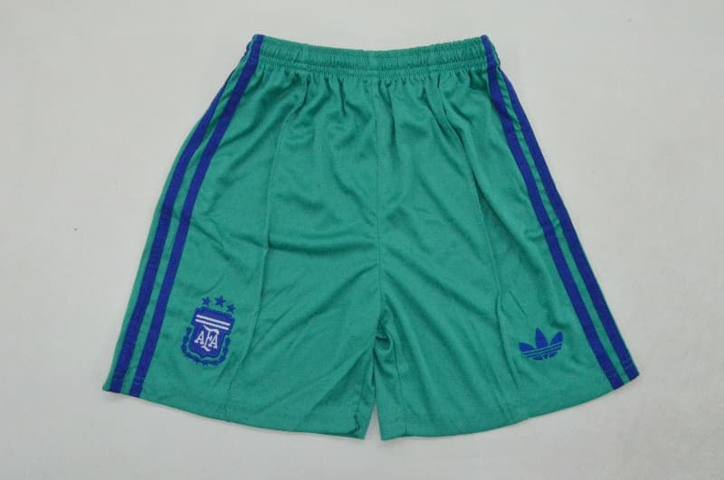 Argentina 2026 Kids World Cup Goalkeeper Green Soccer Jersey And Shorts