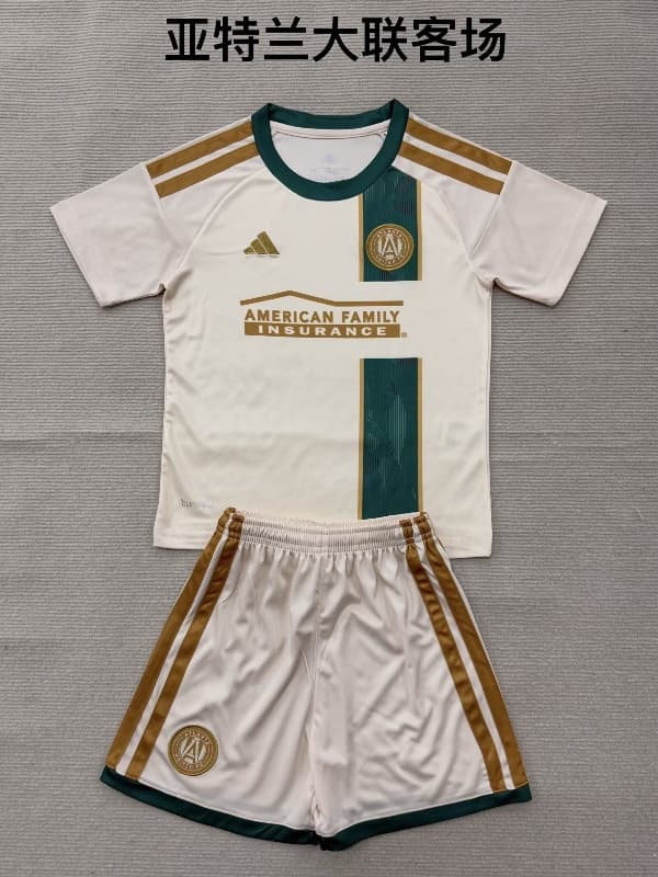Atlanta United 2026 Kids Away Soccer Jersey And Shorts Atlanta United 2026 Kids Away Soccer Jersey And Shorts