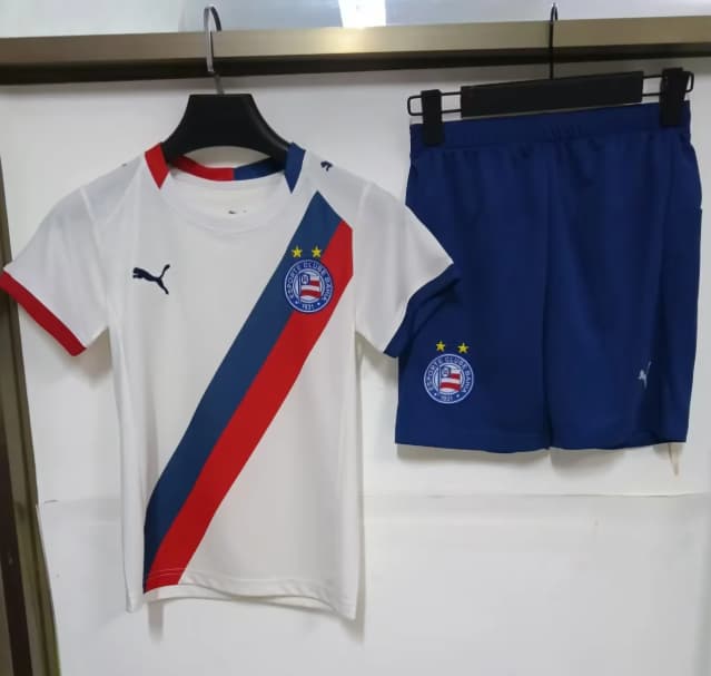 Bahia 2026 Kids Home Soccer Jersey And Shorts Bahia 2026 Kids Home Soccer Jersey And Shorts