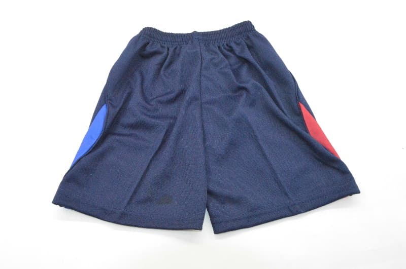 Barcelona 26/27 Kids Home Soccer Jersey And Shorts (Leaked)