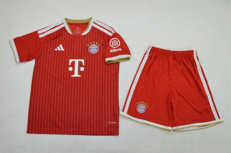 Bayern Munich 26/27 Kids Home Soccer Jersey And Shorts Bayern Munich 26/27 Kids Home Soccer Jersey And Shorts