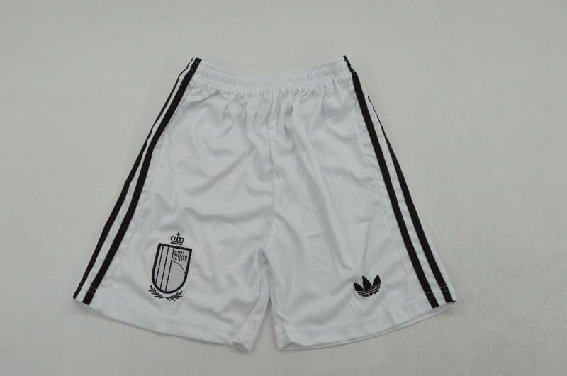 Belgium 2026 Kids World Cup Away Soccer Jersey And Shorts
