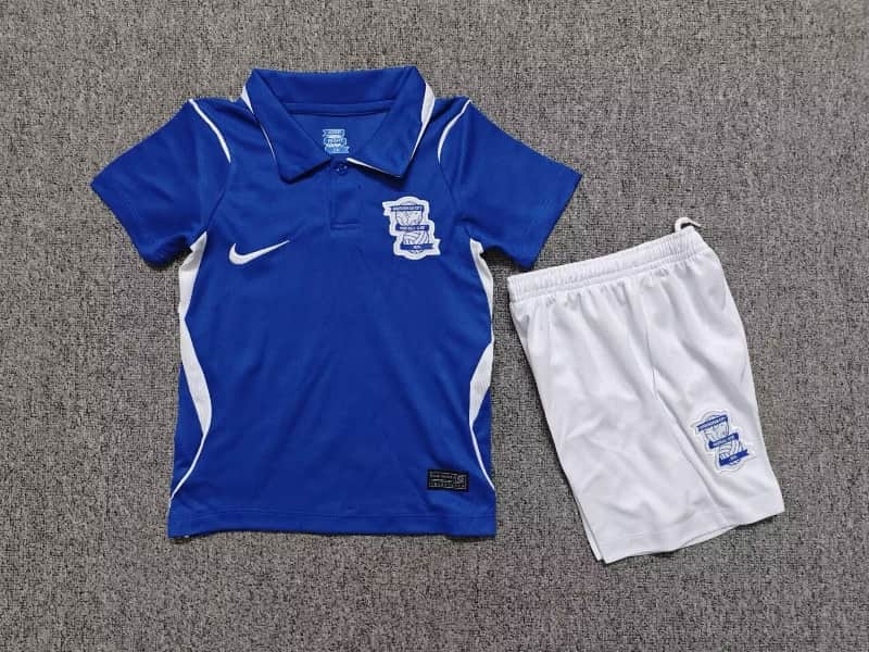 Birmingham City 26/27 Kids Home Soccer Jersey And Shorts Birmingham City 26/27 Kids Home Soccer Jersey And Shorts
