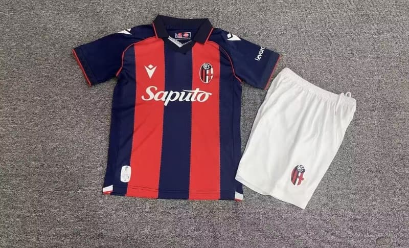 Bologna 26/27 Kids Home Soccer Jersey And Shorts