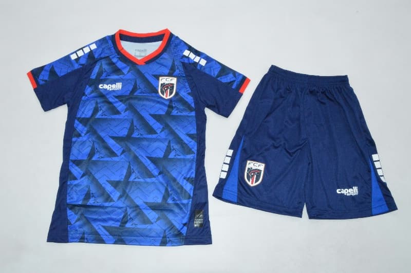 Cape Verde 2026 Kids World Cup Home Soccer Jersey And Shorts