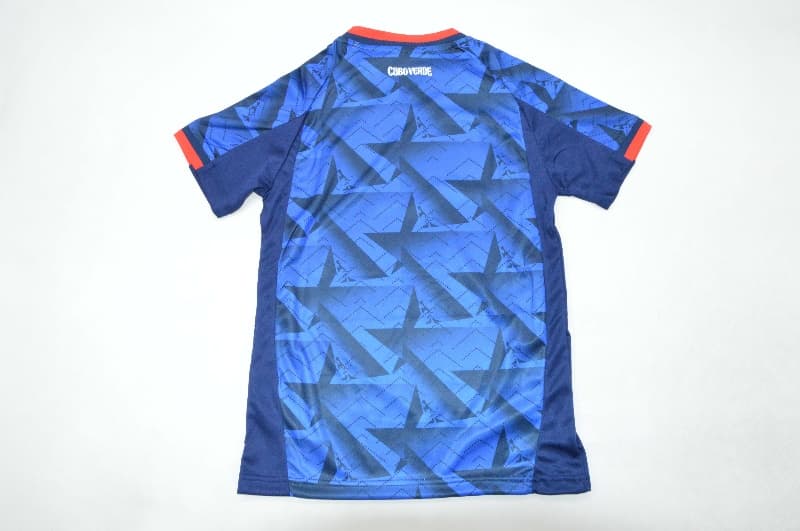 Cape Verde 2026 Kids World Cup Home Soccer Jersey And Shorts
