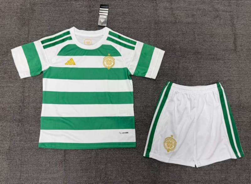 Celtic 26/27 Kids Home Soccer Jersey And Shorts