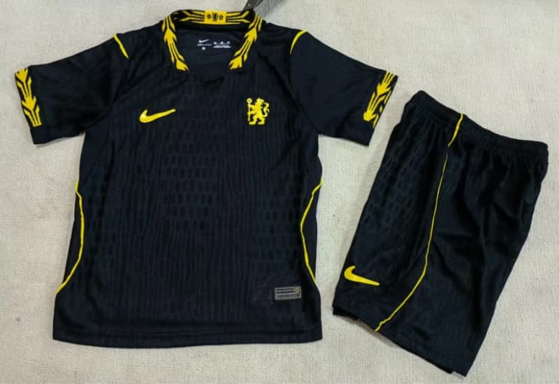 Chelsea 26/27 Kids Away Soccer Jersey And Shorts (Player) Leaked