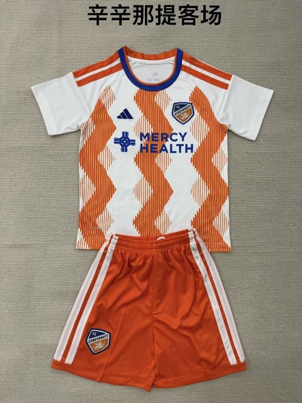 Cincinnati 2026 Kids Away Soccer Jersey And Shorts Cincinnati 2026 Kids Away Soccer Jersey And Shorts