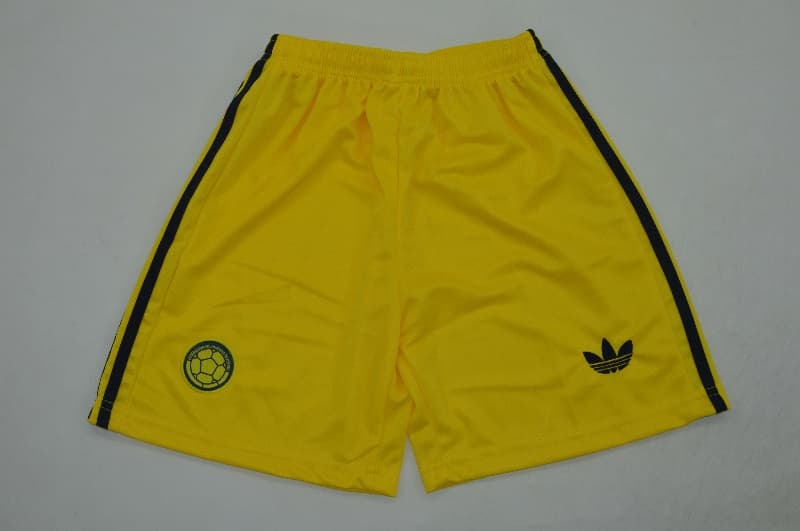 Colombia 2026 Kids World Cup Away Soccer Jersey And Shorts