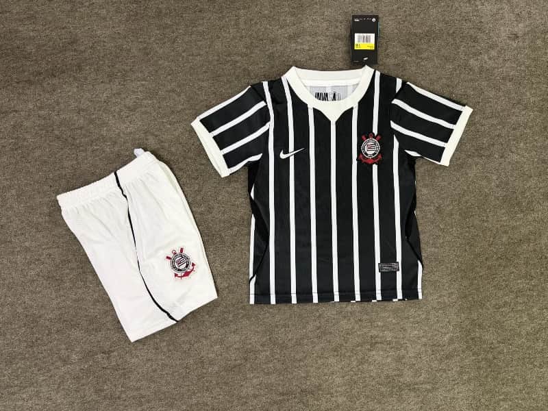 Corinthians 2026 Kids Away Soccer Jersey And Shorts Corinthians 2026 Kids Away Soccer Jersey And Shorts